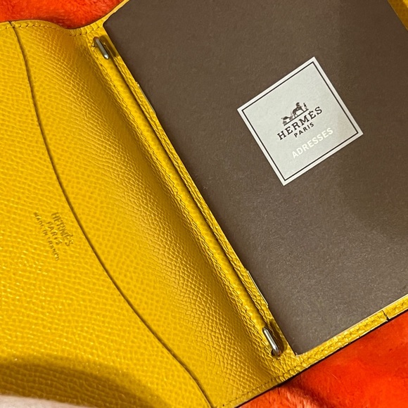 Hermes Blue with yellow interior agenda cover - Picture 8 of 10